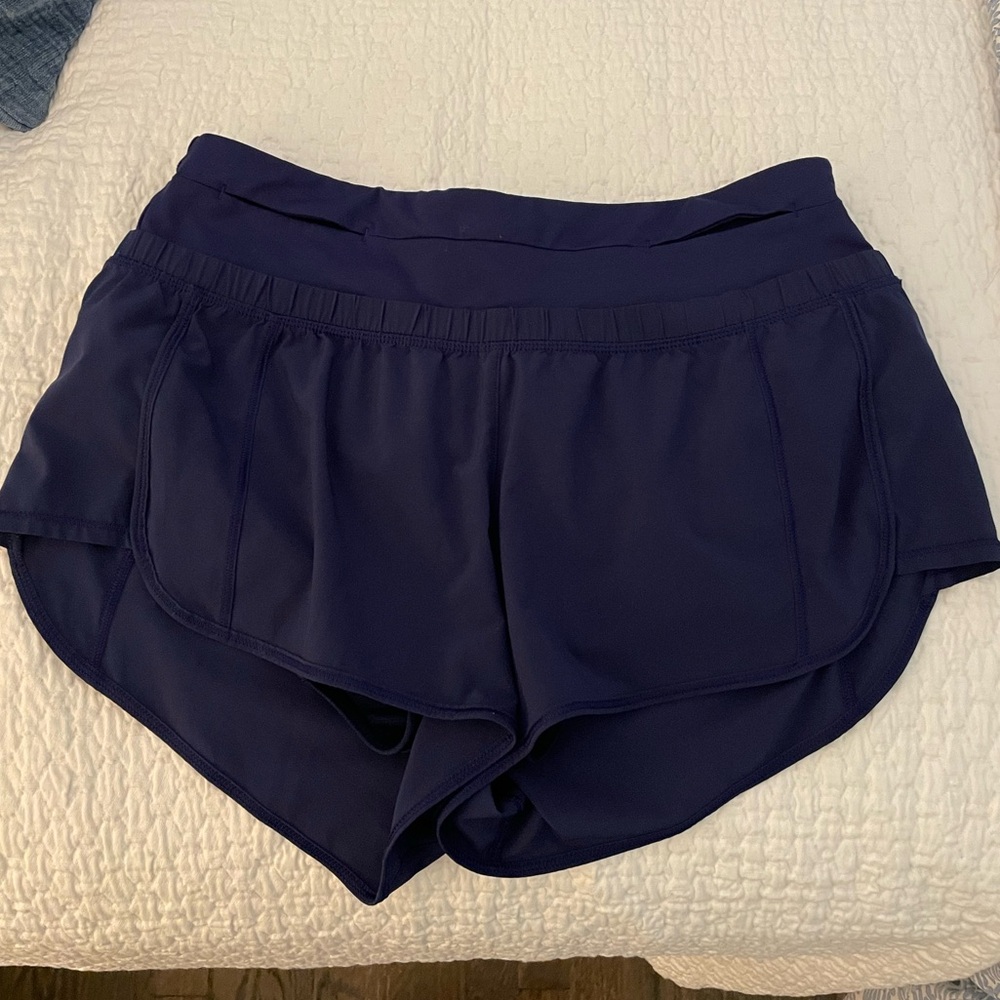 Lululemon Navy Blue Athletic Shorts